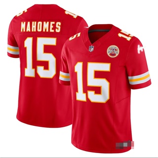 Camisa NFL Kansas City Chiefs Patrick Mahomes n°15 Nike Reflective Limited  Jersey Masculina - Preto