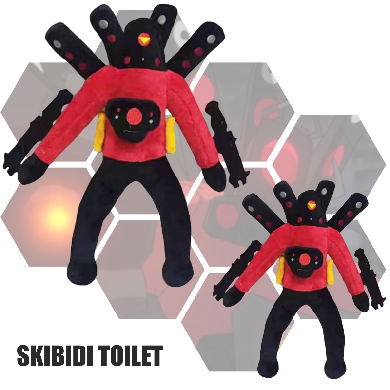 Skibidi Toilet Man Horror Adventure 30 Cm De Pelúcia G