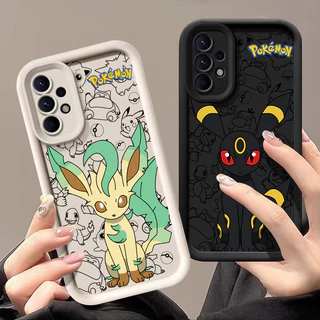 Leafeon Umbreon Vaporeon Eevee Pokémon Cartoon phone Case Para Samsung Galaxy A55 A54 5G A52 A53 A72 4G A35 A34 A32 A25 