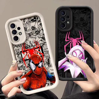 Spider Gwen Marvel Spiderman Capa De Telefone Para Samsung Galaxy A55 A54 5G A52 A53 A72 4G A35 A34 A32 A25 A23 A21S A16