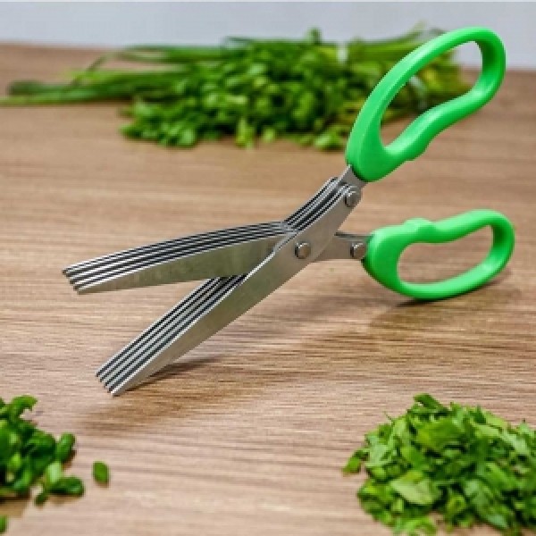 Tesoura para Picar Cortar Legumes Verduras Alimentos