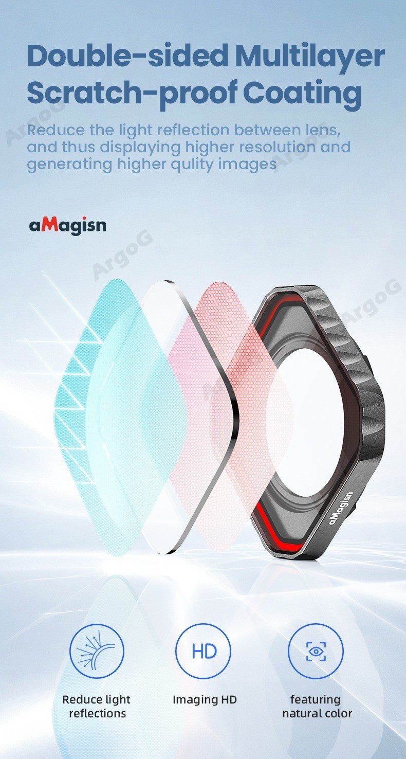 Set Filtri Magnetici Per Insta360 Ace Pro - CPL, UV E ND 4/8/16/32 Per Action Camera - Foto 4