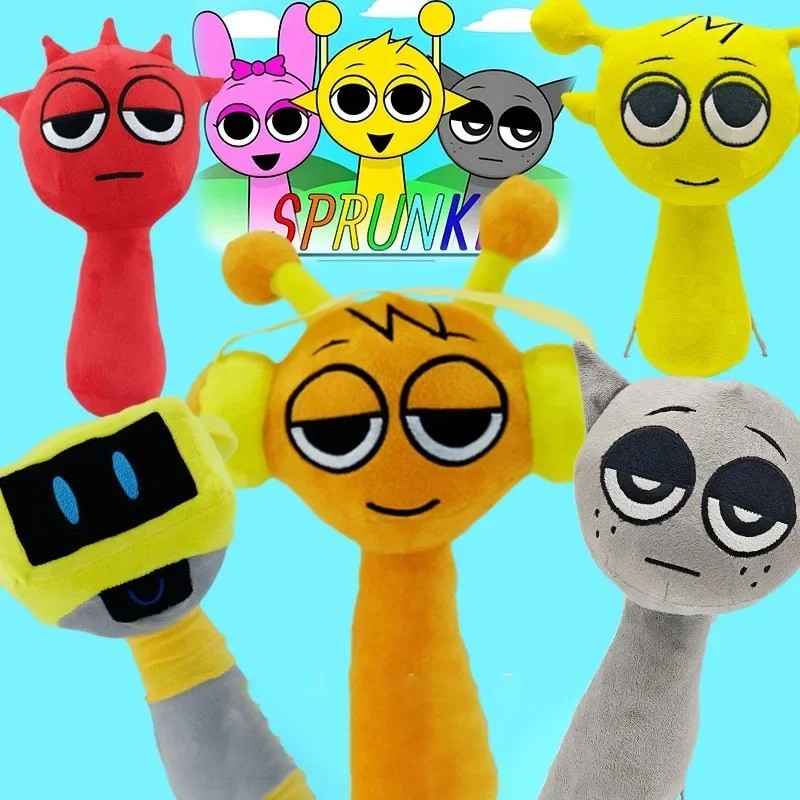 Sprunki Incredibox Brinquedo De Pelúcia Jogo Peluches Boneca Sprunkis ...