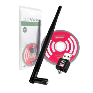 Antena WiFi USB AL-C818: Sinal Forte para PC e Notebook