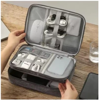 Bolsa Cosmética Digital Multifuncional Para Notebooks Ou Acessórios Com 2 Divisórias. SHUSHU SHOP
