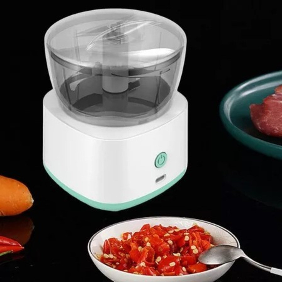 Mini Processador E Triturador De Alimentos Elétrico Potente - 250ml Bivolt Leo Store BR