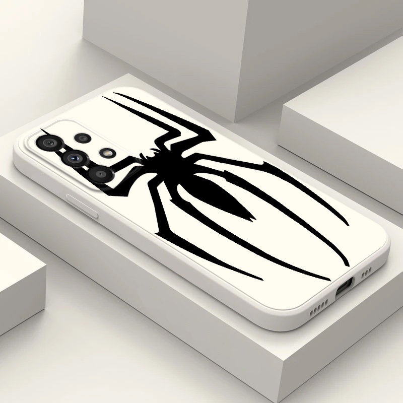 Capa Para Samsung Galaxy M33 M51 M52 M53 M54 M62 F62 5G Telefone Logotipo Homem Aranha De Silicone Macio