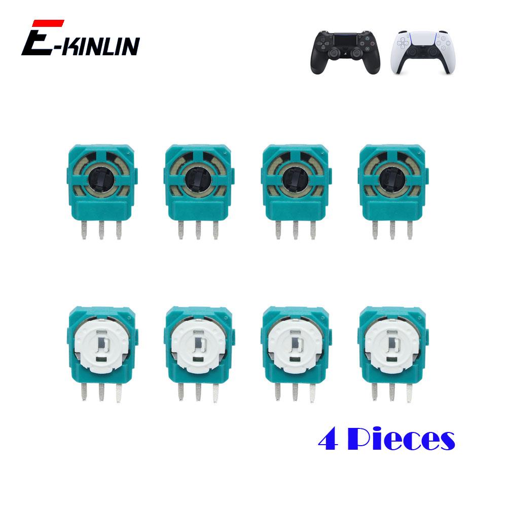 4 Tortas Controlador Joystick Potenciômetros Sensor Reparo Thumbstick Eixo Resistências Botões Laterais Para Sony Playstation 4 5 PS4 5