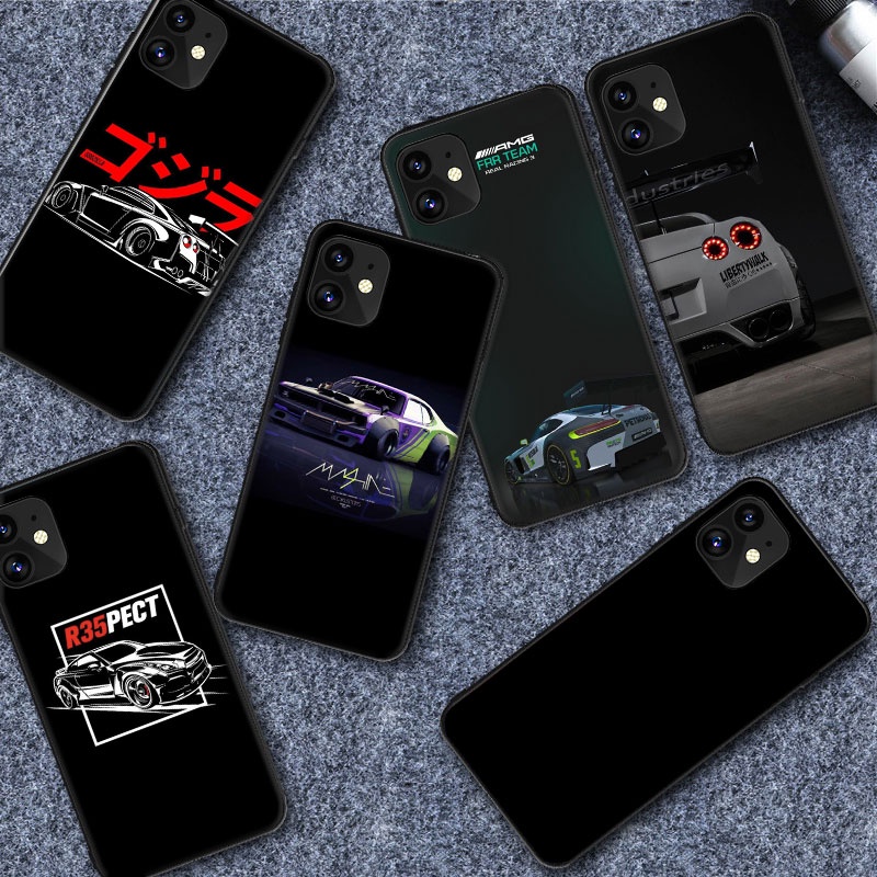 Caixa Para iPhone Apple 14 Plus Pro 11 XR XS 6 6S 7/8/SE 2020 Capa Telefone Carro supra