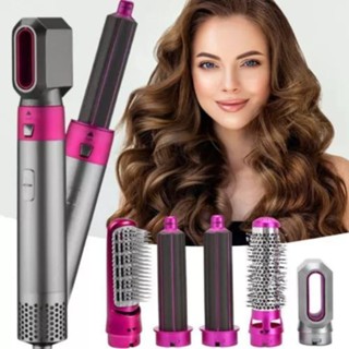 Secador Alisador Modelador Secador De Cabelo 5 em 1 BIVOLT Escova Potente 1000w
