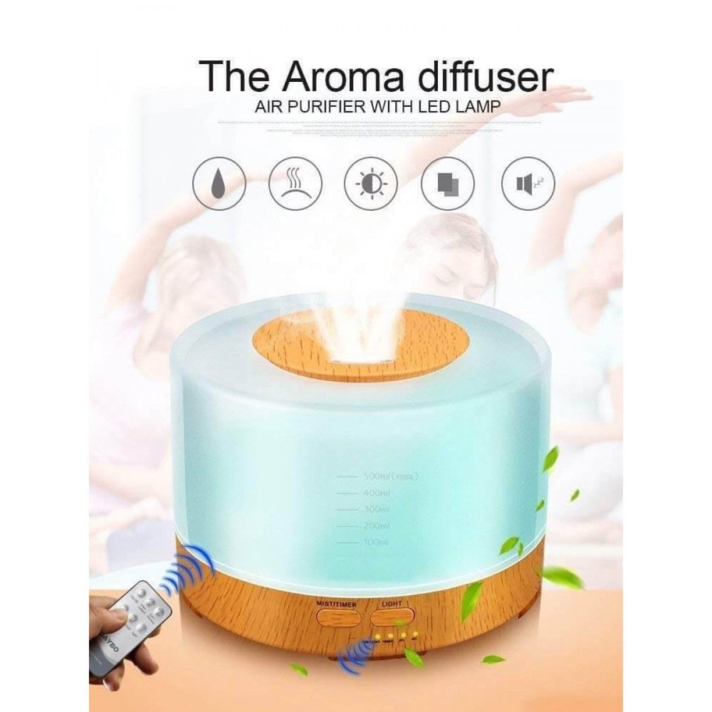 Humidificador Difusor Eletrico de aromas com essência 500 ml Shopee Brasil