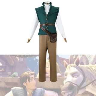 Traje De Qualidade Superior Flynn Rider Cosplay Com Alface Príncipe Para Anime E Entusiastas Do Jogo Fibra De Poliéster