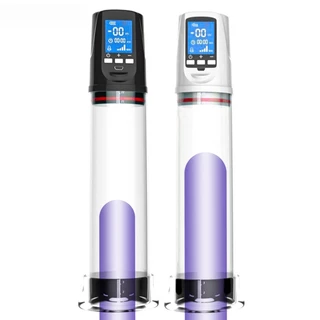 Bomba Elétrica Automática Para Pênis Homens A Vácuo LCD Ampliação Masculina Do Masturbador
