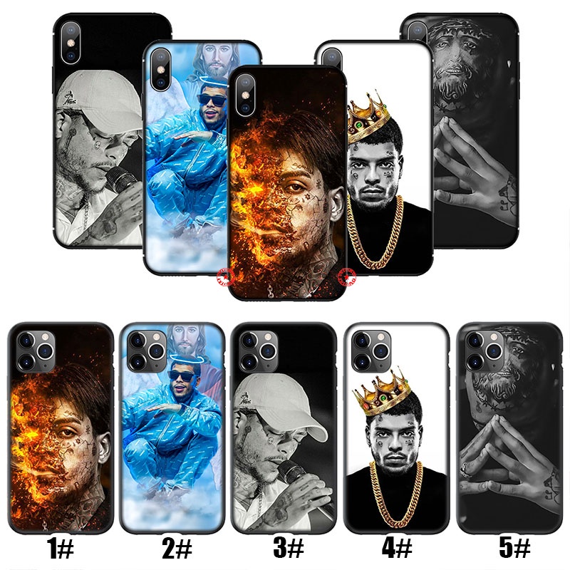 JT49 MC Kevin Capa De Silicone Macia Para iPhone SE XR 5 5s 6 6s 7 8 Mais 11 Pro Max