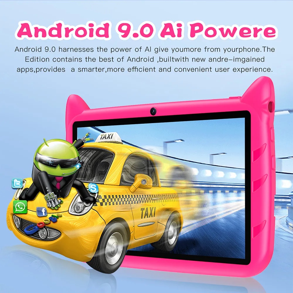 Novo Tablet Infantil 5G WiFi 7 Polegadas Pc Presente Crianças ...