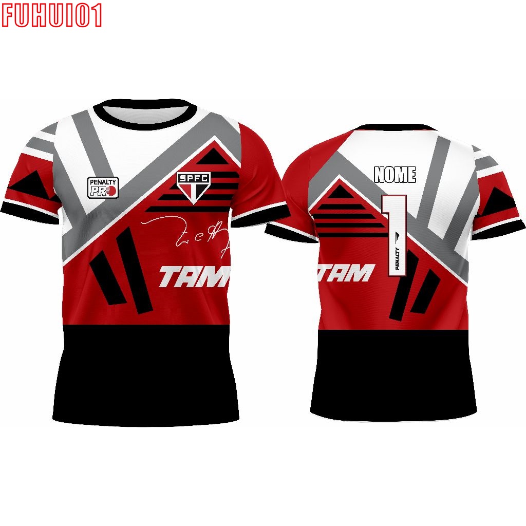 Camiseta adulto São Paulo Zetti ou Nome Personalizado (mod16) NOVO (Fuhui02)