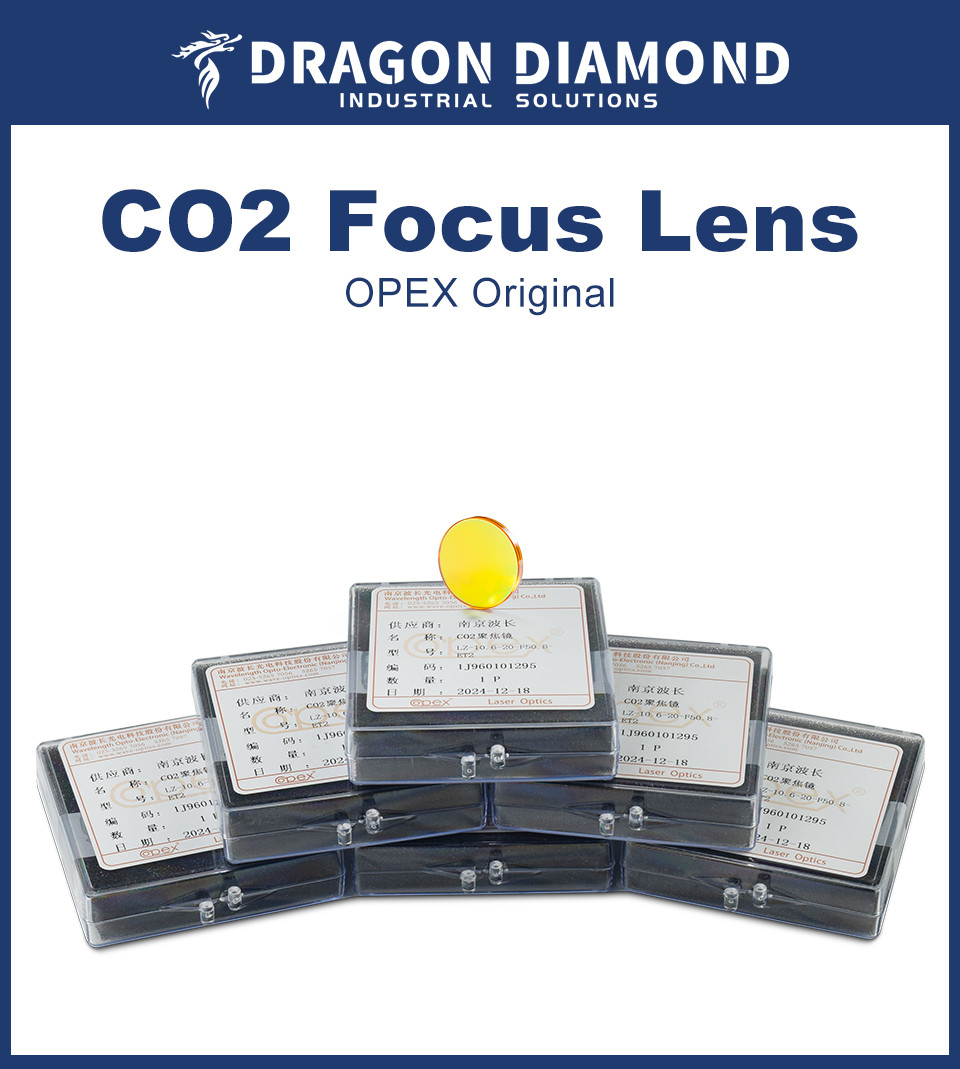 Cloudray CO2 Laser Focus Lens Dia 18-20mm, FL 38,1-127mm