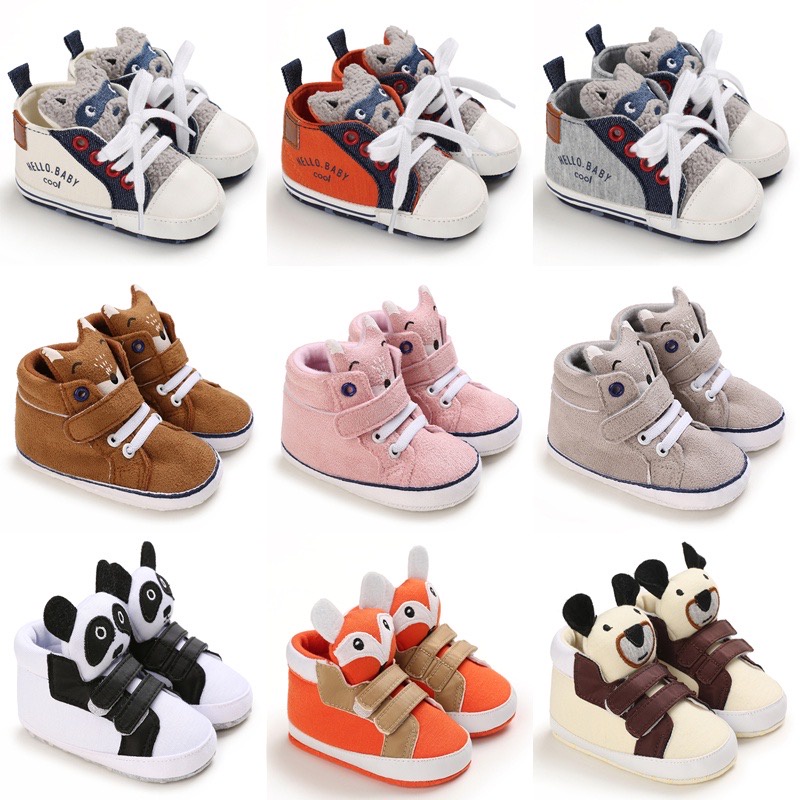 Sapatos De Moda Marca Recém-Nascidos Baby Boys Para 1 Ano Berço De Sola ...
