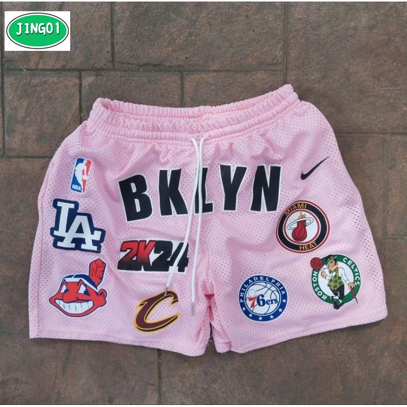 (JING) Shorts De Basquete Masculino De Malha Unissex , Inspirado Em Sublimação Air-cool Para Homens