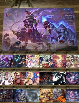 Hot YuGiOh Ultimate Conductor Tyranno TCG Jogo De Cartas Comerciais De Anime CCG Playmat Tapete De Mesa Antiderrapante Para Mouse +