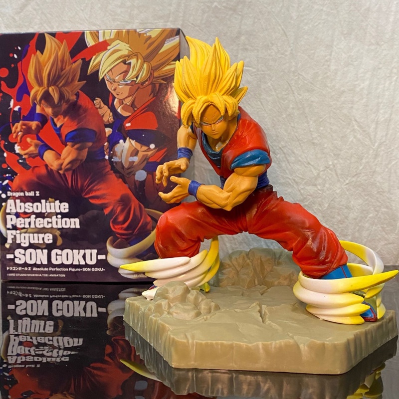 Bola de Dragão Série Perfeita APF Batalha Filho Goku Vegeta Troncos Cenário  Anime Ornamentos Figura
