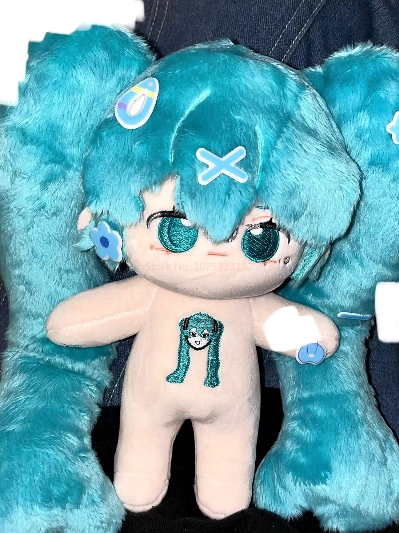 20cm Novo Miku Anime Figura De Pelúcia Brinquedos Estilo Diy Change Clothes  Kawaii Plushine Decoração Recheada Suave Coleção Menina | Shopee Brasil