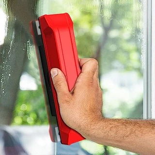 Limpa vidros magnetico rodo dupla face com super imã para janelas