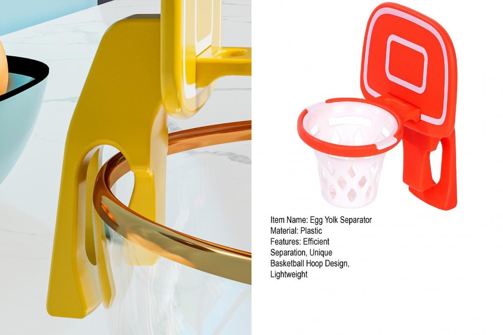 Efficient Egg White and Yolk Separation Tool Innovative Fun Basketball ...