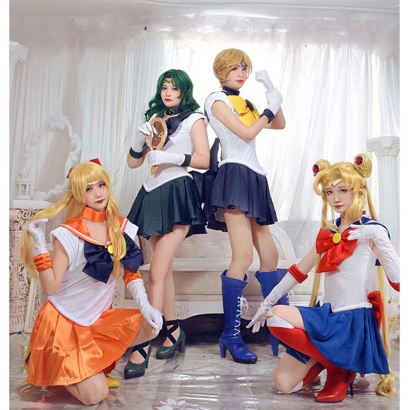 Sexy anime sailor moon meias de cristal cosplay traje feminino luna gato  meia-calça de seda leggings lolita dos desenhos animados meias - AliExpress