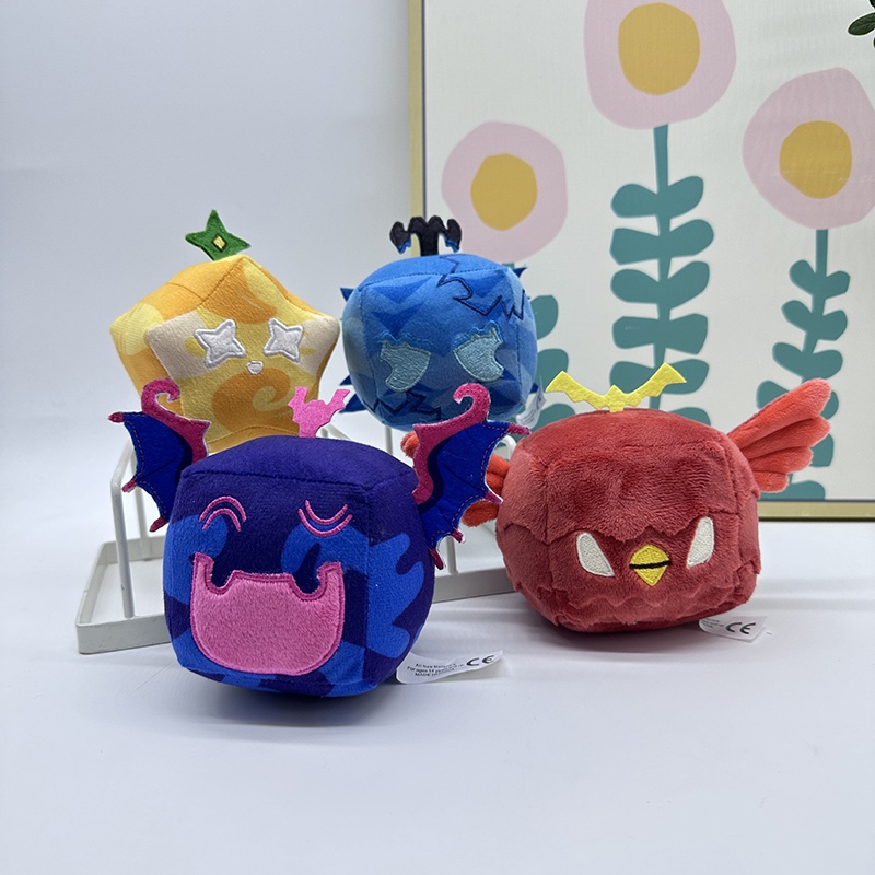 Blox Fruits Plush Toys Game Periphery Cartoon Plush Toys Soft