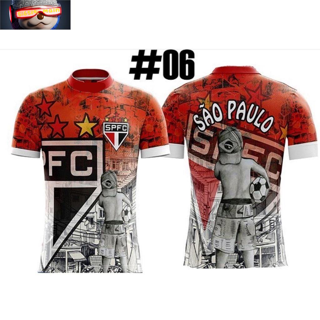 Camiseta de Futebol do São Paulo de Time Jason Personalizada Tricolor ...