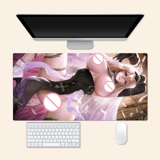 Tapete De Rato Grande PlayMat Jogo Aponia Honkai Impacto 3o Anime Furry De Mesa Criativo De Escritório