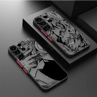 Anime D-Dragon Ball Preto Quadrinhos1 Mate Estojo Para Celular Samsung Galaxy S23 S22 S21 S30 S21FE S21FE S20 S11 S20FE S11E S10 S10LITE S10E S10E S9 S8 ULTRA PLUS 5G