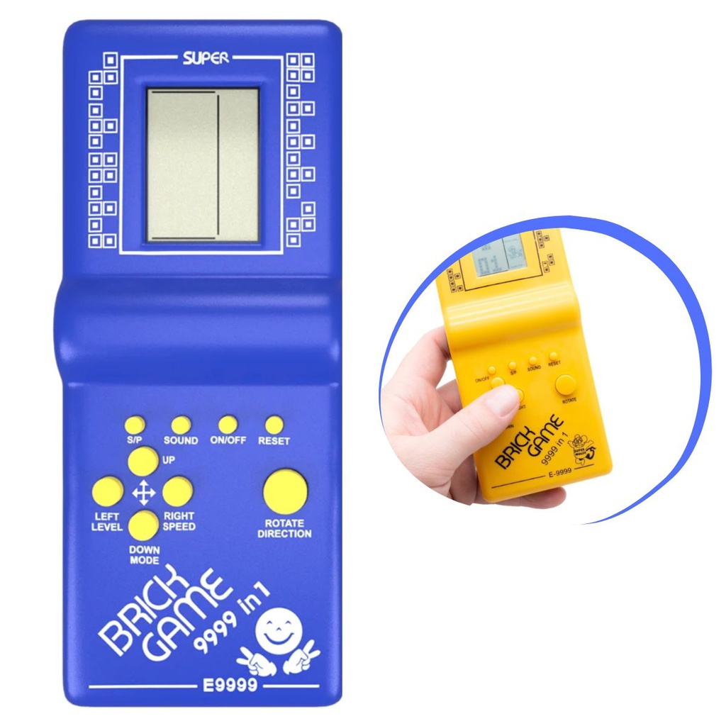 Video Game de Mao Mini Game Portatil Infantil Antigo Com 9999 Jogos Em 1  Console Movido a Pilha Kids