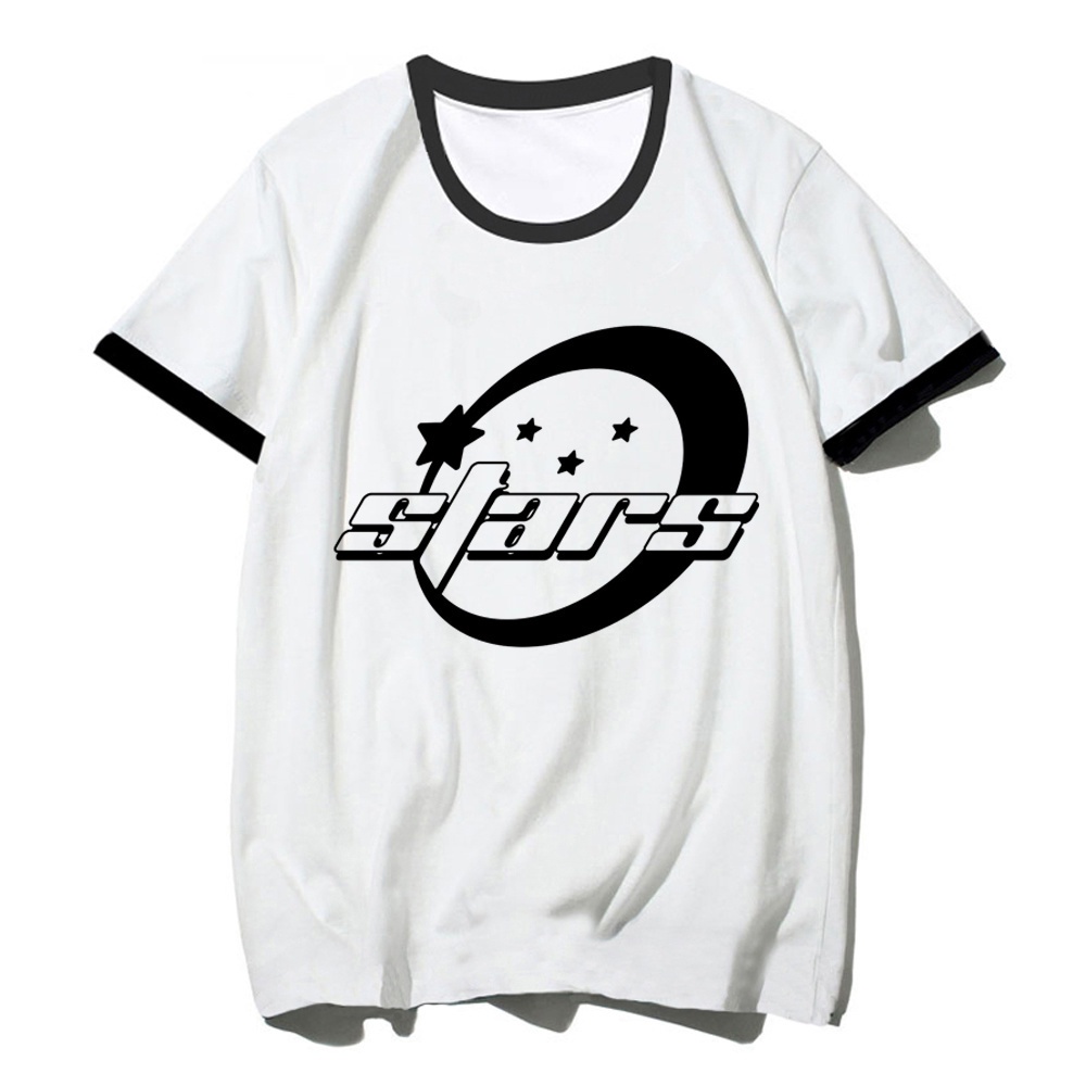 トップス hydrogen star long t-shirts skul y2k gal Star girl Y2K top Feminino streetwear 2000s designer De Roupas