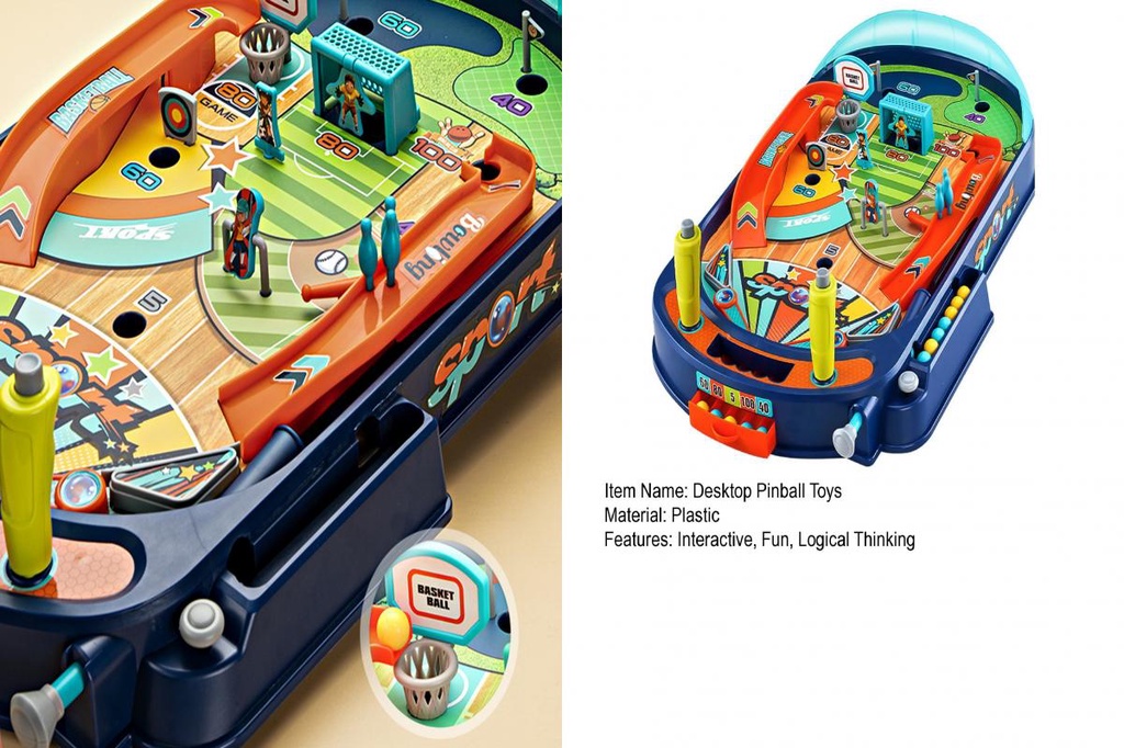 Brain Teaser Toy Desktop Pinball Game Interactive Children's Fun Family ...