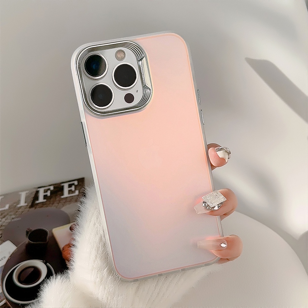 SEAHAI Cover per Honor X6 / Honor X8 5G / Honor 70 Lite Cover, Ultra Sottile Custodia in TPU a Gradiente Colori, Trasparente Silicone Morbido Case Antiurto Cover, Rosa/Verde