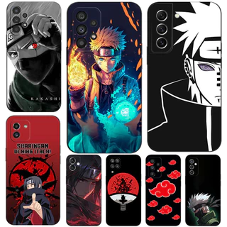 Estojo Para Samsung Galaxy A35 A55 S24 Plus Ultra 5G Capa De Silicone Macia Telefone Anime Naruto Preto tpu