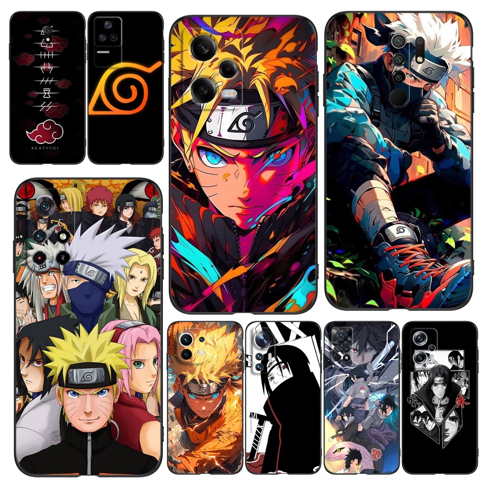 Estojo Para Xiaomi Redmi Nota 12 5G POCO X5 PRO 5G Capa Telefônica Naruto Anime Apaixonado
