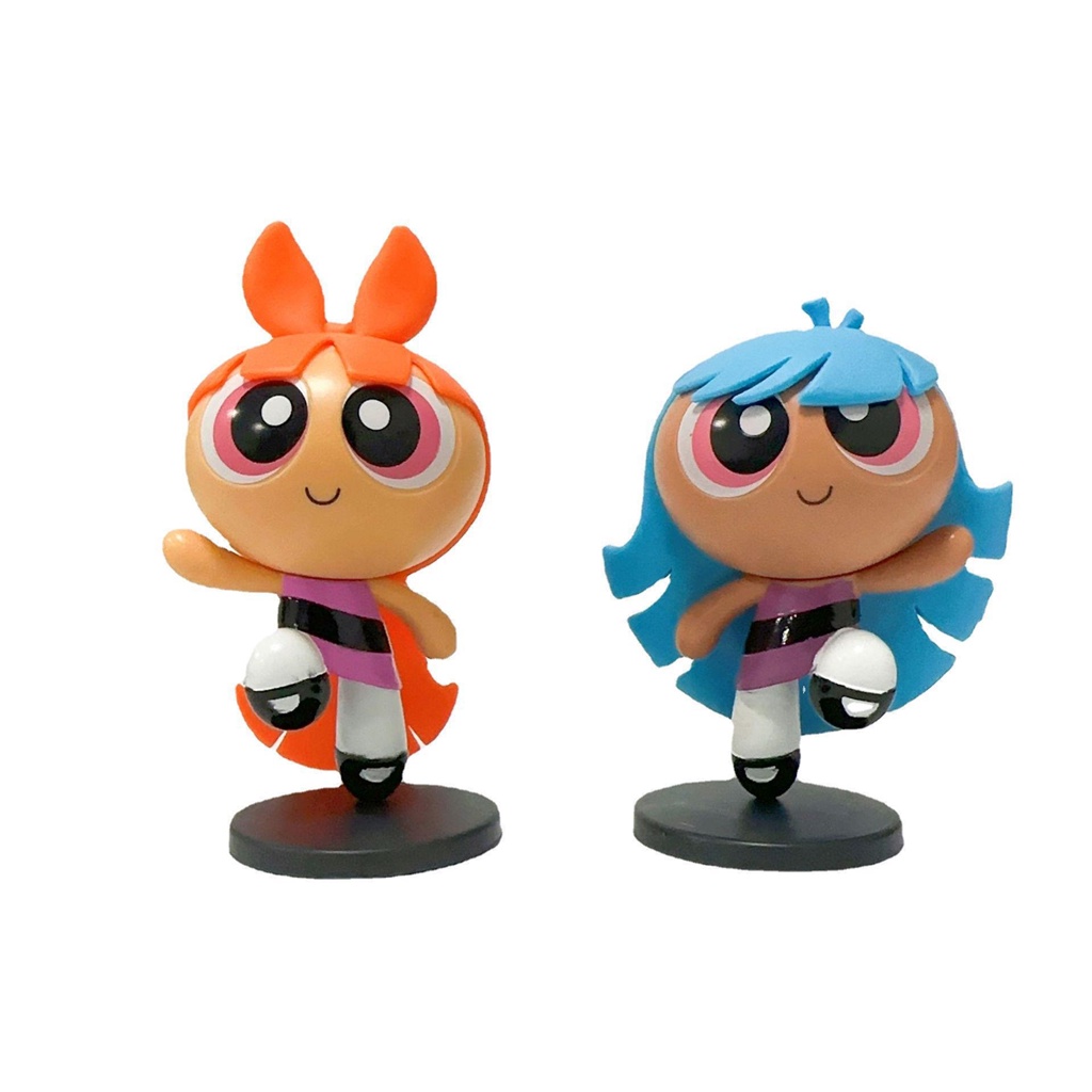 O Brinquedo Modelo Powerpuff Girls Blossom Bubbles Buttercup 4pcs