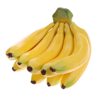 [Royallallady023] Útil Lifelike Banana Bunch Artificial Plastic Fake Fruits Decor Decoração De Festa De Propaganda