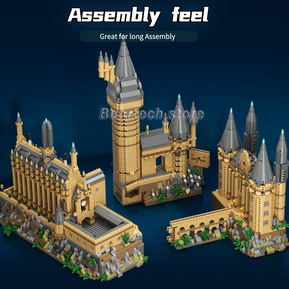 Compatível Com Lego Harry Potter Hogwarts Castelo Menino Montado Blocos De  Construção 1.000 Ou Mais Presente Feminino De Brinquedo - Escorrega o Preço