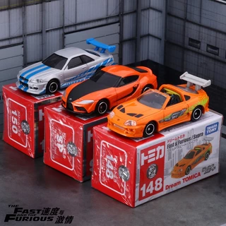 TOMY Velozes E Furiosos Toyota Supra Nissan GTR Liga Carro Diecasts & Veículos De Brinquedo Modelo De Em Escala Miniatura Para