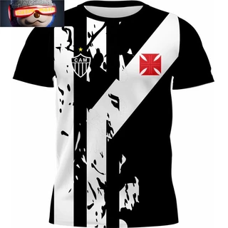 Camiseta adulto Atletico Mineiro + Vasco fusão