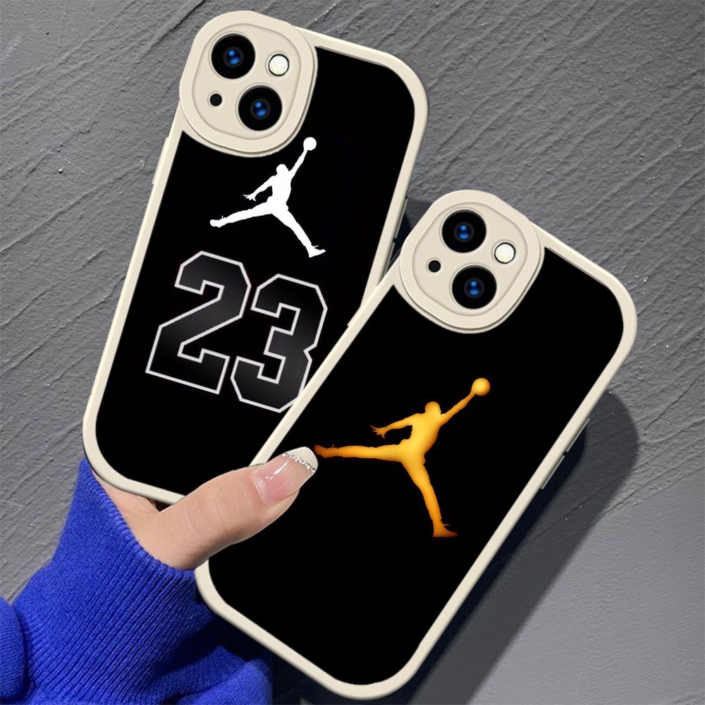 Para iPhone 11 12 13 Mini Pro Max Capa Macia De silicone Líquido TPU M197 Michael Jordan