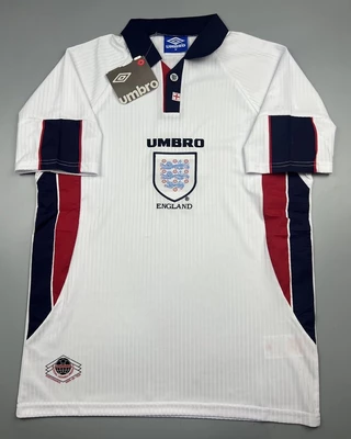 Retro Inglaterra 1998 Camisa De Futebol Caseiro Camisas