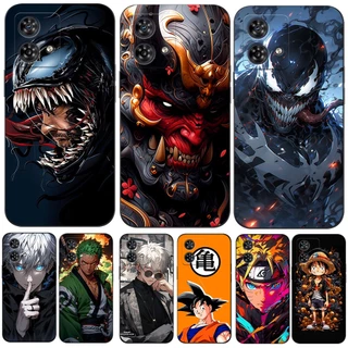 Capa De Silicone Macia Para Telefone Motorola MOTO G84 5G Tpu anime Crânio Japonês luffy