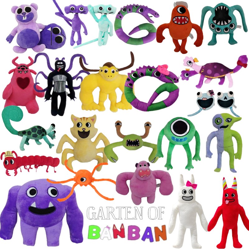 Garten of B-anban Plush, B-anban Garden Plush, pelúcia terror desenho  animado brinquedo pelúcia, animais pelúcia, presentes para crianças e  adultos