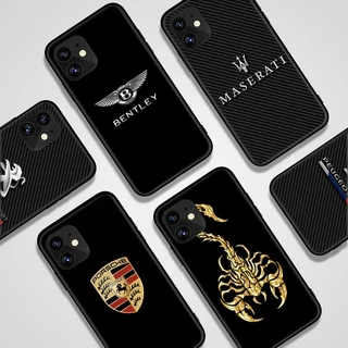 Capa Para Apple iPhone 14 12 13 Pro Max MINI Case Phone Logotipo Do Carro Da Moda SS1