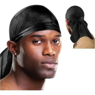 Sedoso Durag cabelo bandanas para homens e mulheres, Hiphop